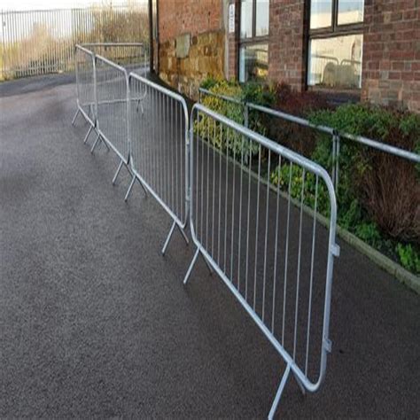 Heavy Duty Galvanized Steel Metal Safety Barricade Traffic Crowd