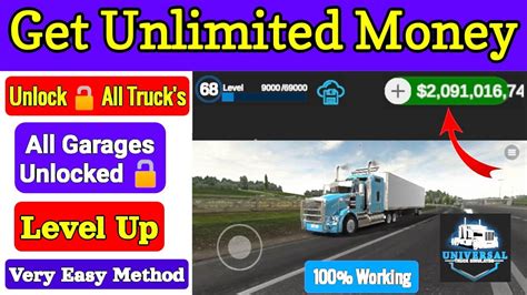 Universal Truck Simulator Mod Apk Unlimited Money Latest Version Youtube