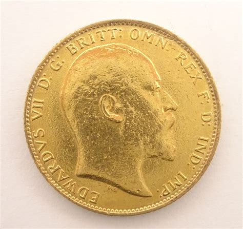 King Edward VII 1909 Gold Full Sovereign Condition Report Further