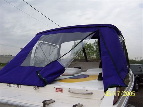 Curtains And Enclosures Bowrider Boats Boat Bimini Top Boat Canopy