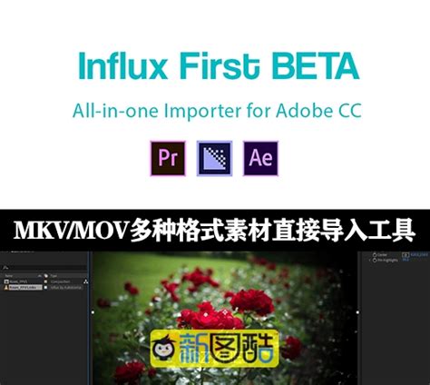 AE PR插件 Autokroma Influx v1 2 2 Mac版 MKV MOV多种格式编码格式素材直接导入软件工具 图酷网