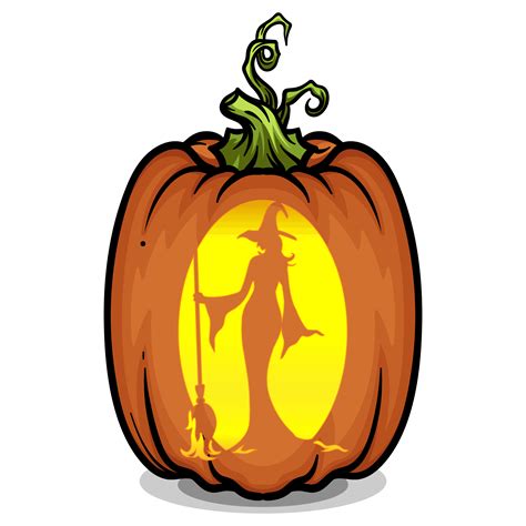 Witch Pumpkin Carving Stencils And Ideas Pumpkin Hq