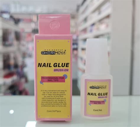 Nail Glue Pegamento Para Tips Con Pincel G Cherimoya Distri Nails