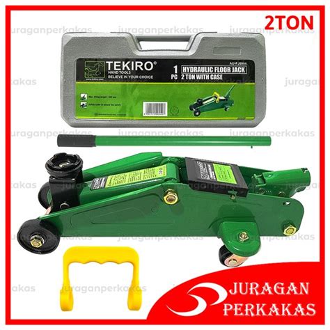 Jual TEKIRO 994 DONGKRAK BUAYA 2 TON MOBIL HIDROLIK FLOOR JACK BOX