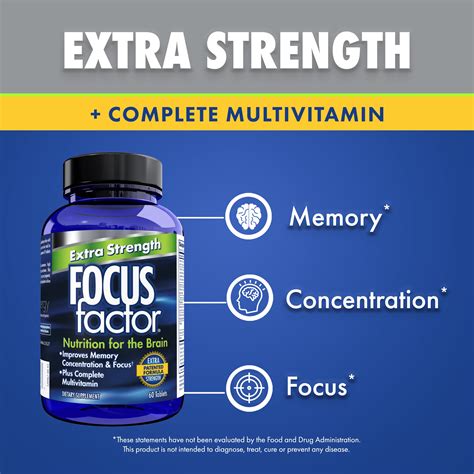 Buy Focus Factor Extra Strength 60 Count Improve Memory