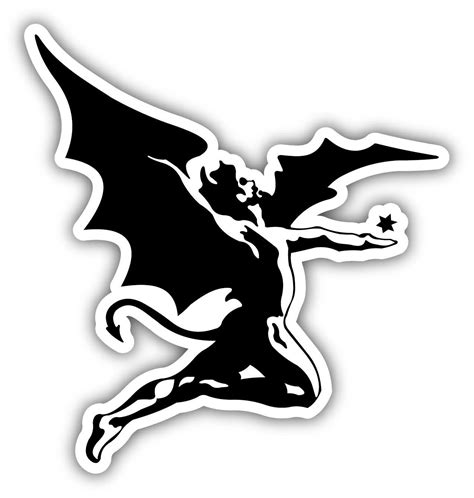 Black Sabbath Fallen Angel Logo Rock Band Metal Music Vinyl Sticker