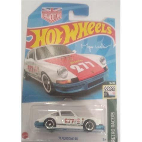 Jual Hot Wheels 71 Porsche 911 Retro Racers White Magnus Walker Urban Outlaw Shopee Indonesia