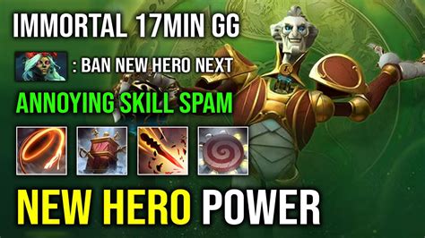 New Hero Ringmaster Min Gg Immortal Support Offlane With Annoying