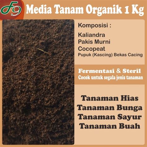 Jual Media Tanam Organik Fermentasi Siap Pakai Kg Shopee Indonesia