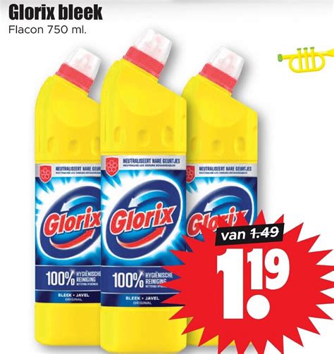 Glorix Bleek Ml Aanbieding Bij Dirk