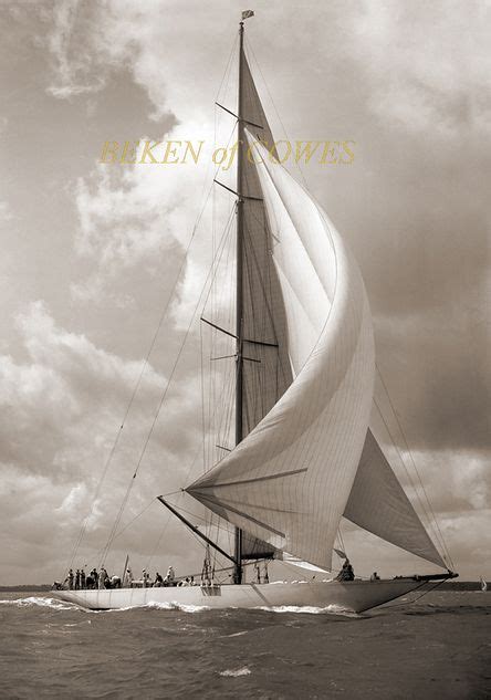 Shamrock V 1934 © Beken Of Cowes Image J Class Association Sailing Yacht Classic Sailing