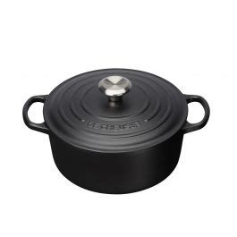 Br Ter Signature Rund Cm Schwarz Von Le Creuset Gusseisen Online