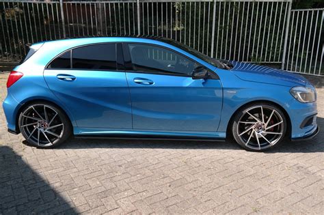 SPLITTERY TYLNE BOCZNE MERCEDES BENZ W176 AMG LINE PRZEDLIFT Gloss