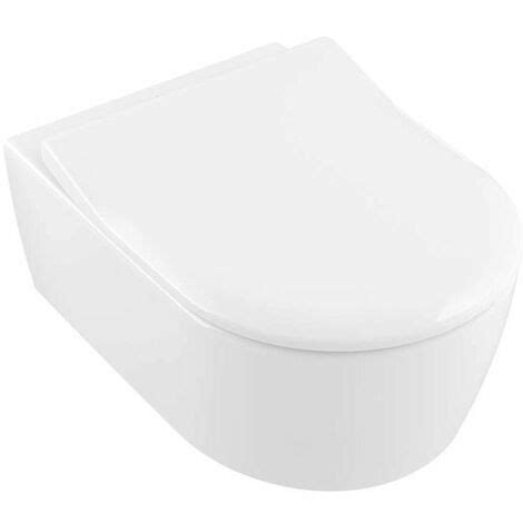 Villeroy Boch Avento Wall Hung Rimless Toilet Pan White Alpin