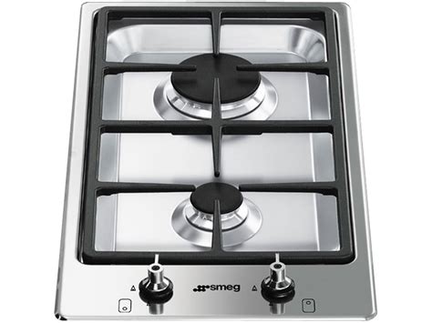 Placa de Gás SMEG PGF32G Gás Natural 31 cm Inox Worten pt