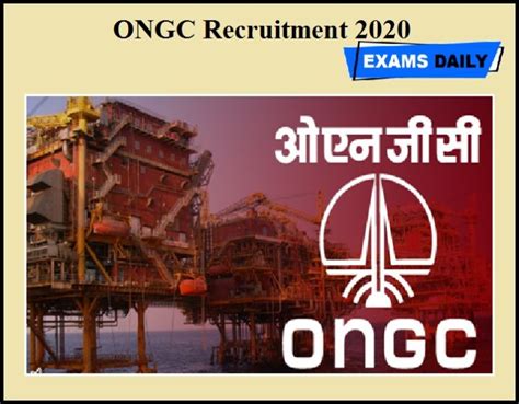 ONGC Recruitment 2020 OUT Apply Online