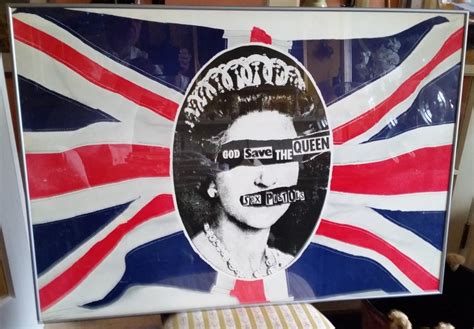 Sex Pistols Original God Save The Queen Poster1977 The Roxy