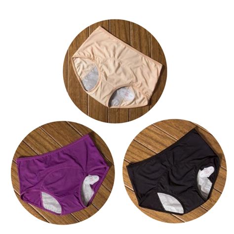 3pcs Period Panties Best Reusable Small Medium Large Plus Size