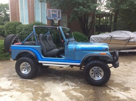 Jeep Cj Renegade Original Paint Unrestored Cj Super Solid Lifted