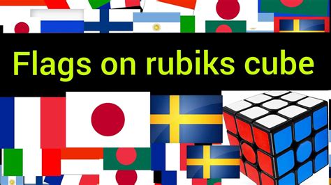 Different Flags Of Countries On Rubiks Cube 3 3 4 4 5 5 YouTube