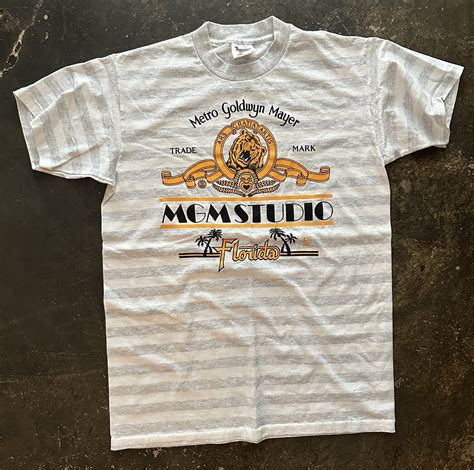 Vintage Vintage Mgm Studios Single Stitch Pinstripe Tee Grailed