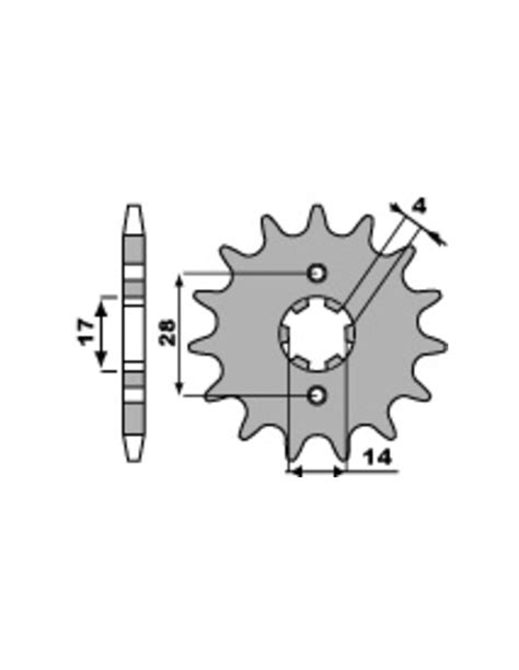 Pignon Pbr Acier Standard