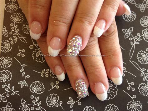 Eye Candy Nails And Training Acrylic Nails With French Gel Polish And