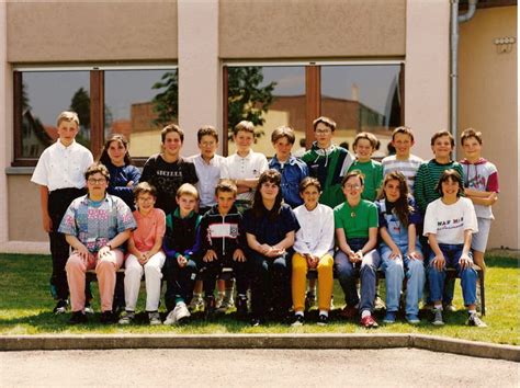 Photo de classe Collège 6 B de 1992 Collège Louis Pergaud Copains d