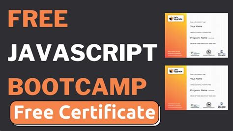 Free JavaScript Bootcamp For Beginners By LetsUpgrade Free