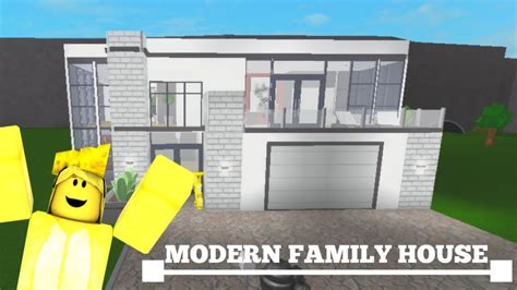 Bloxburg Modern House Speed Build Youtube