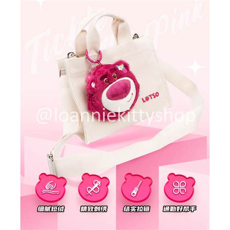 CÓ SẴN CHÍNH HÃNG DISNEY mẫu túi xách gấu dâu LOTSO hot trend thời trang MixASale