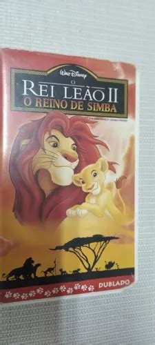 Vhs Rei Leão 2 Walt Disney Dublado 7018 6 Vhs Parcelamento