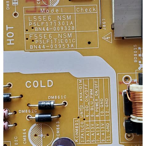 FUENTE DE PODER PARA TV SAMSUNG NUMERO DE PARTE BN4400953A F55E6