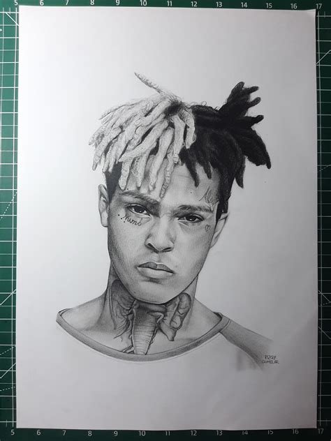 Artstation Pencil Drawing Of Xxxtentacion