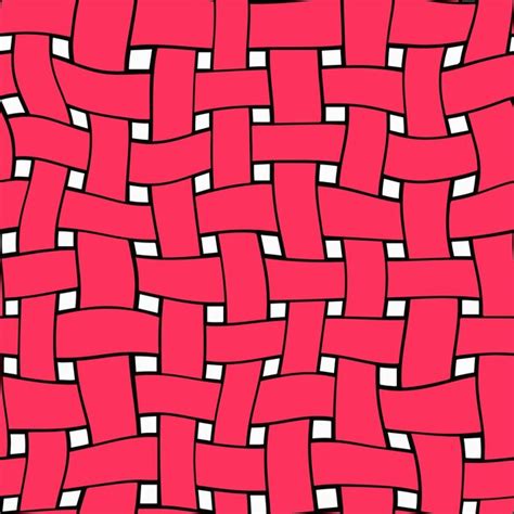 Premium Vector Weave Seamless Vector Pattern Illustration