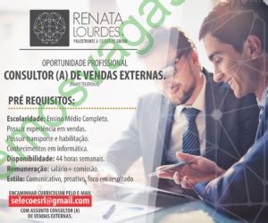 Emprego Para Consultor A De Vendas Externas Em Teresina Pi Themos