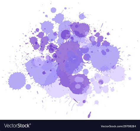 Purple Watercolor Splatter