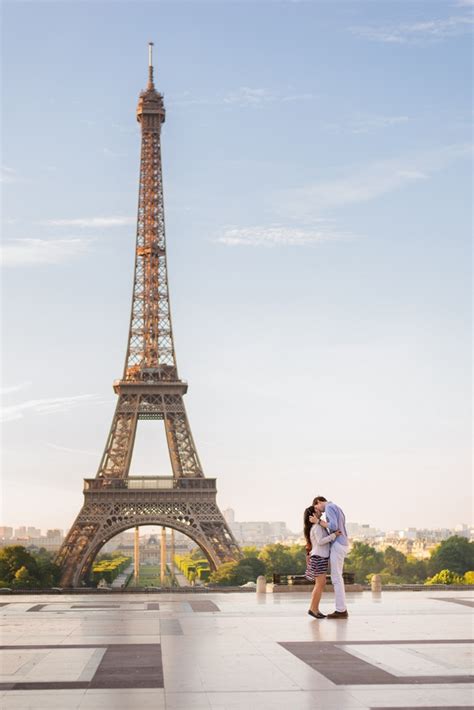 Sunrise Surprise Proposal At The Eiffel Tower In Paris