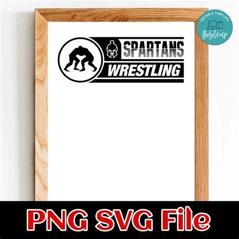 Spartans Wrestling Svg Bobotemp