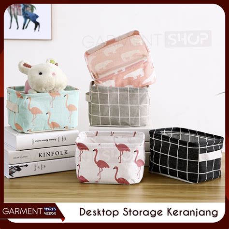 Jual Desktop Storage Keranjang Multifungsi Tempat Kosmetik Serbaguna