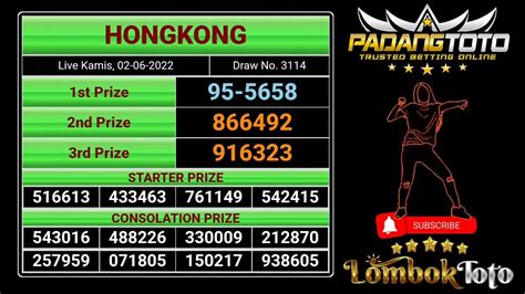 LIVE DRAW HONGKONG HARI INI KAMIS 2 JUNI 2022 LIVE DRAW HONGKONG