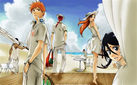 Papel De Parede Para Celular Uryu Ishida Yasutora Sado Orihime Inoue