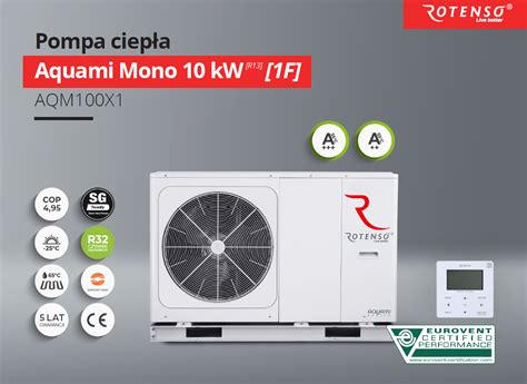 Pompa ciepła 10 kW Rotenso AQUAMI MONO AQM100X1