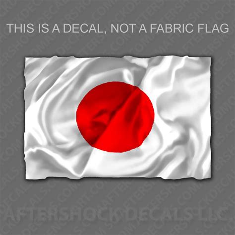 Japan Flag Sticker Aftershock Decals