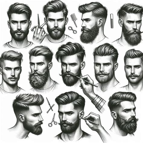 Todos Os Tipos De Corte De Cabelo Masculino - Top 13 Cortes de Cabelo Masculino que Combinam com a Barba - Dicas de ...