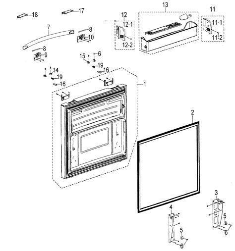 Samsung RFG298AAWP XAA Glass Shelf Assembly