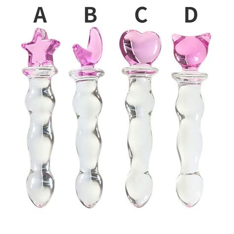 Clear Glass Anal Plugs Q Chastitygo