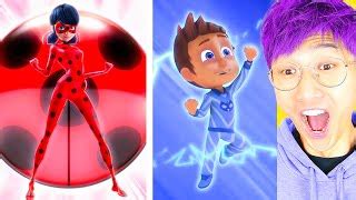 Best New Miraculous Ladybug Transformations Ever Lankybox Reaction