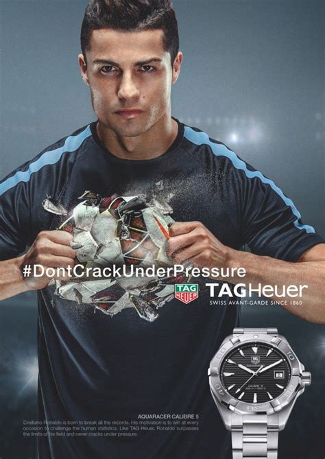 Cristiano Ronaldo Fronts Tag Heuer Campaign Advertising Campaign Ad