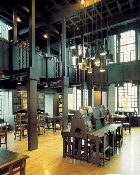 Glasgow School Of Art Library By Charles Rennie Macintosh